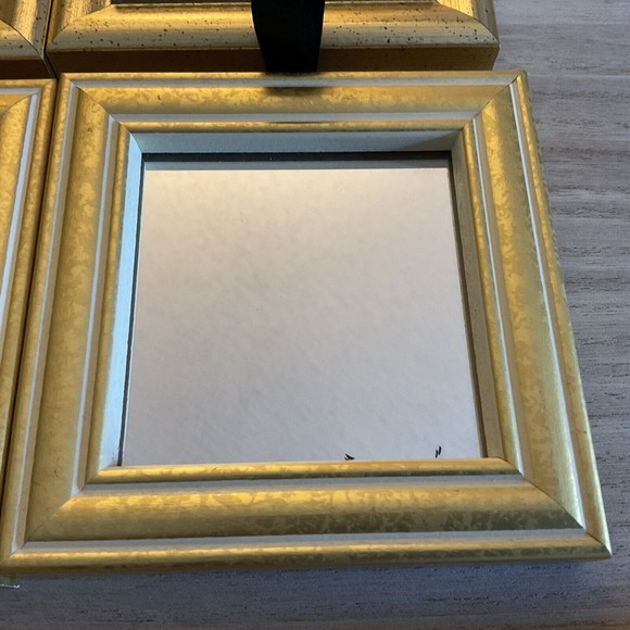 Heartfelt Collection Goldtone Wood 4X4" Signs Set Of 6 - Picture 5 of 7